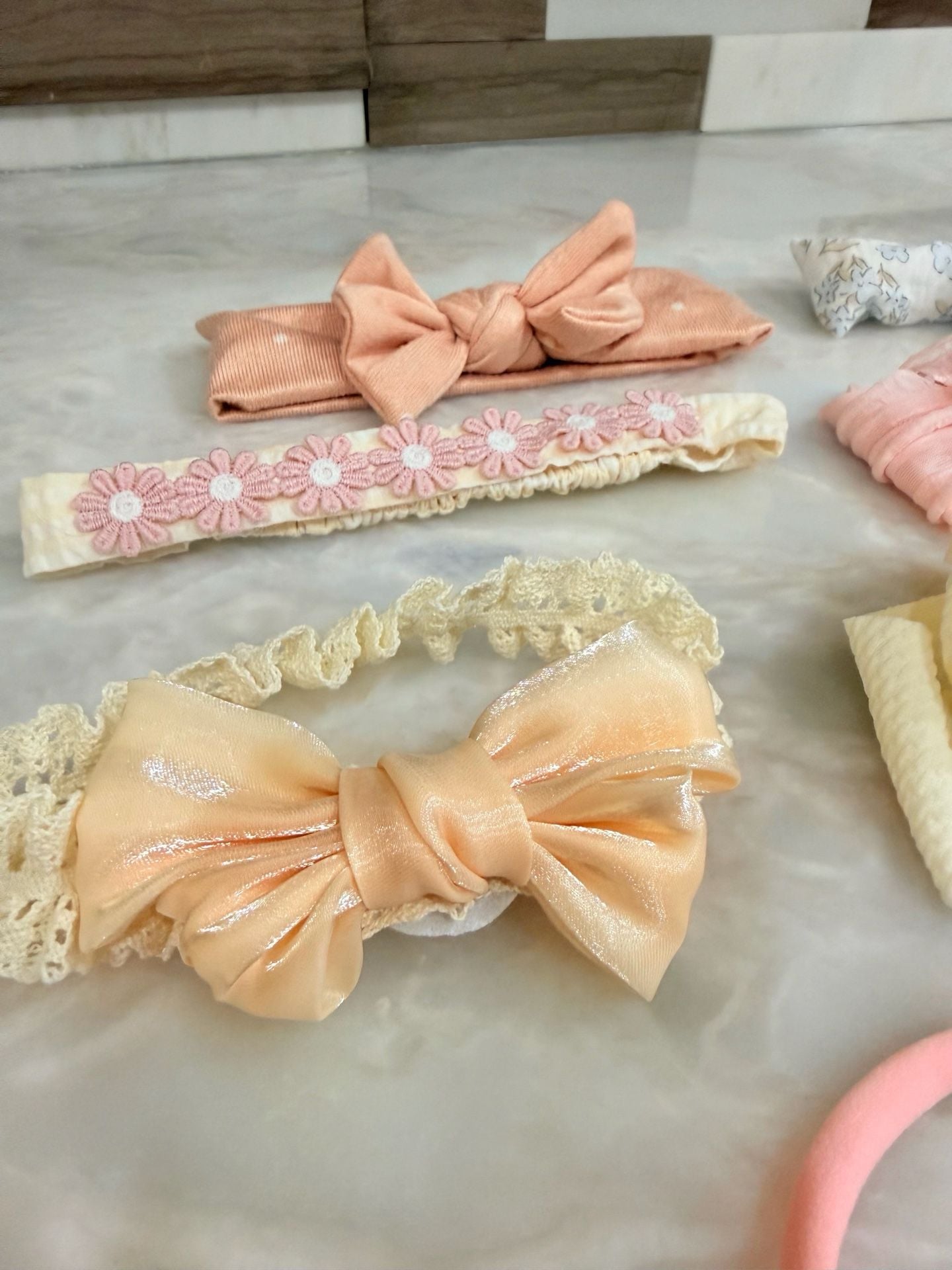 Baby Girl Bow Headband Set 6