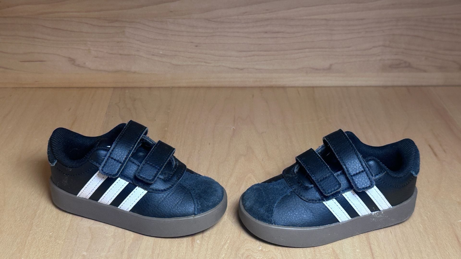 Adidas VL Court 3.0 CF I Toddler Black White Sneakers 3