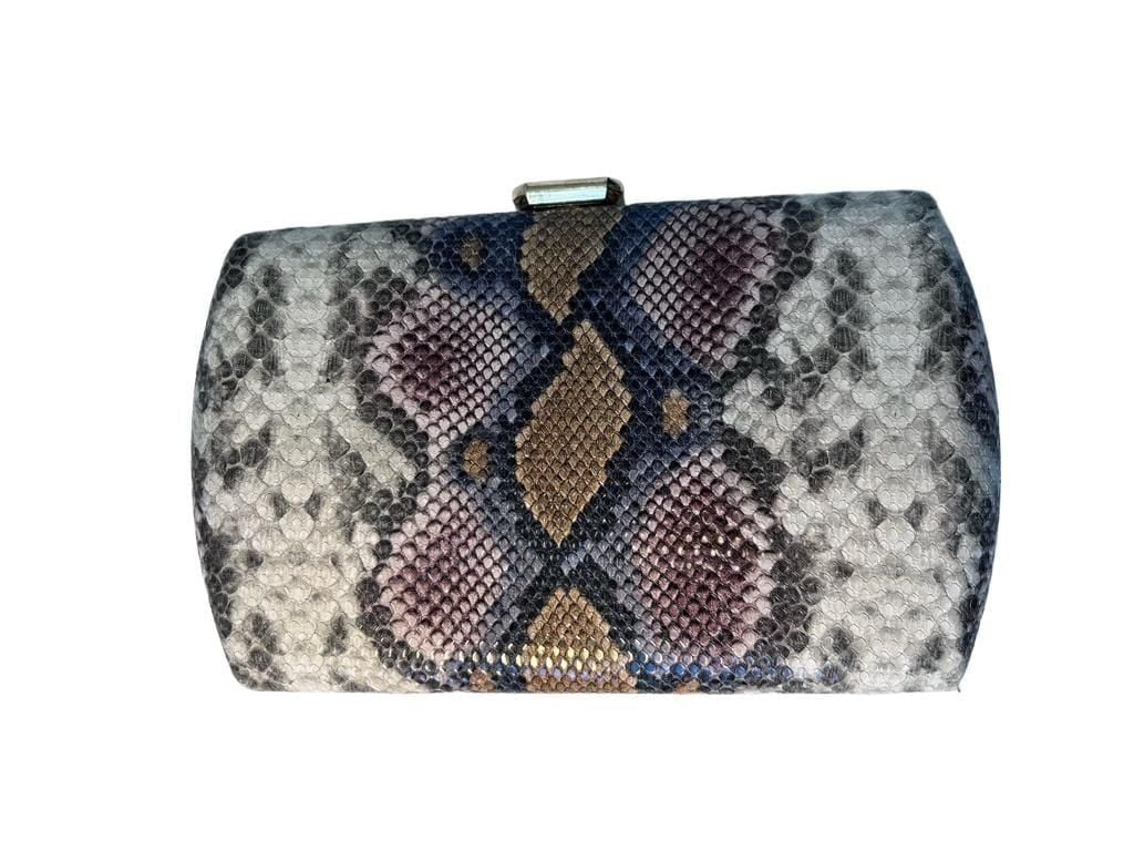 Urban Expressions Emilia Snake Clutch Multicolor Vegan Leather 3