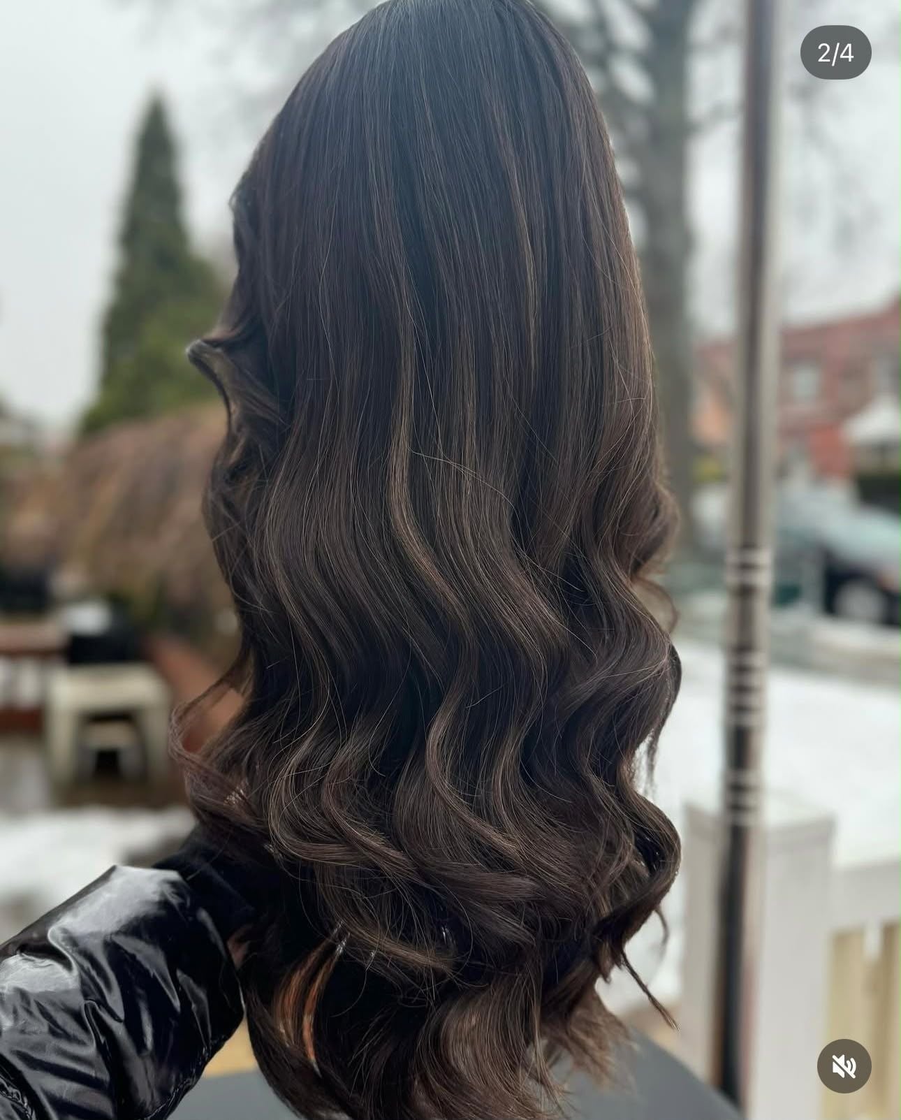 Irene Wigs Divine Luxe Lace Top Wig Dark Brown with Caramel Highlights 2