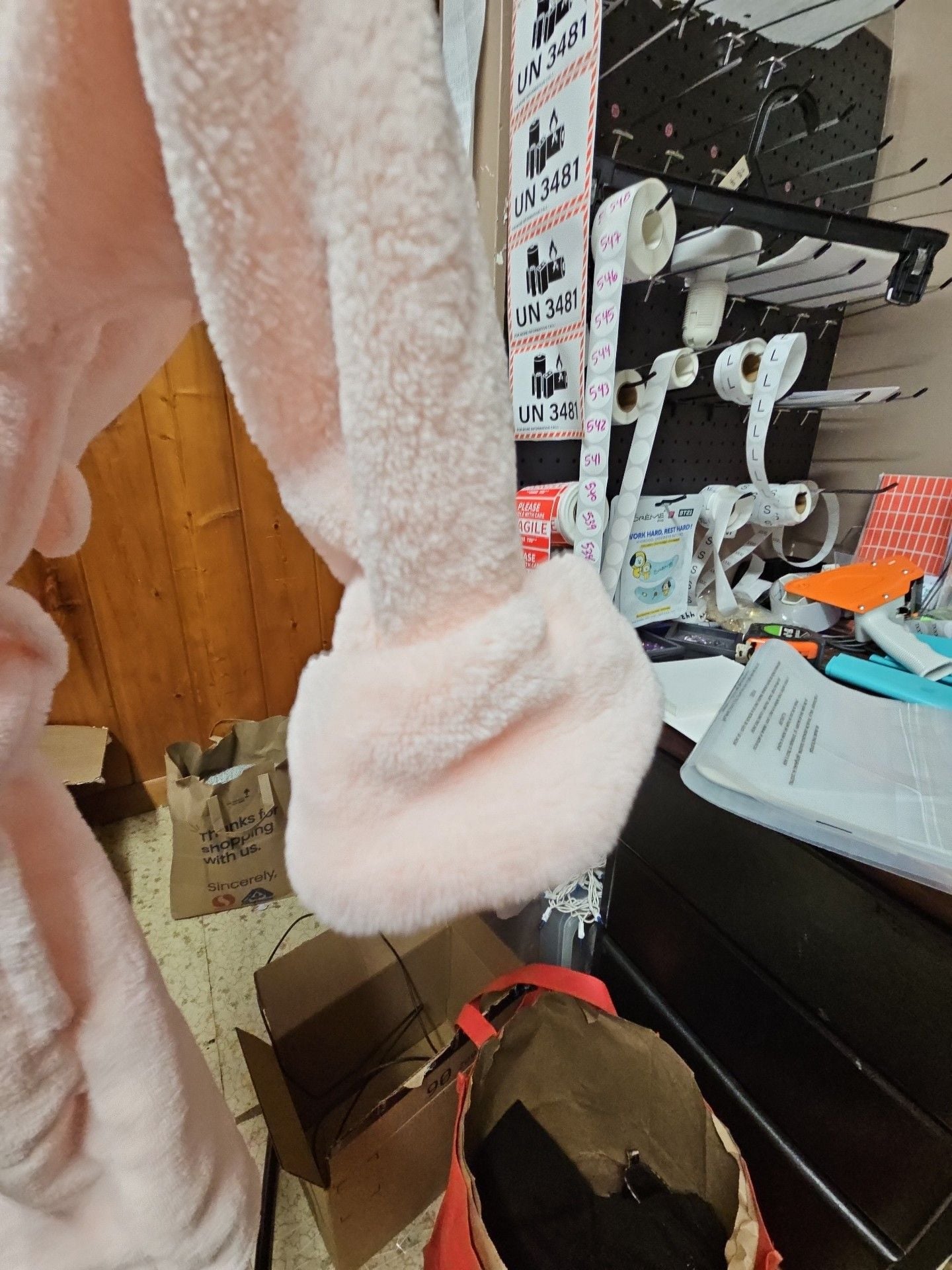 (531) Baby Gap Hooded Robe Size 3 Years Pink 5