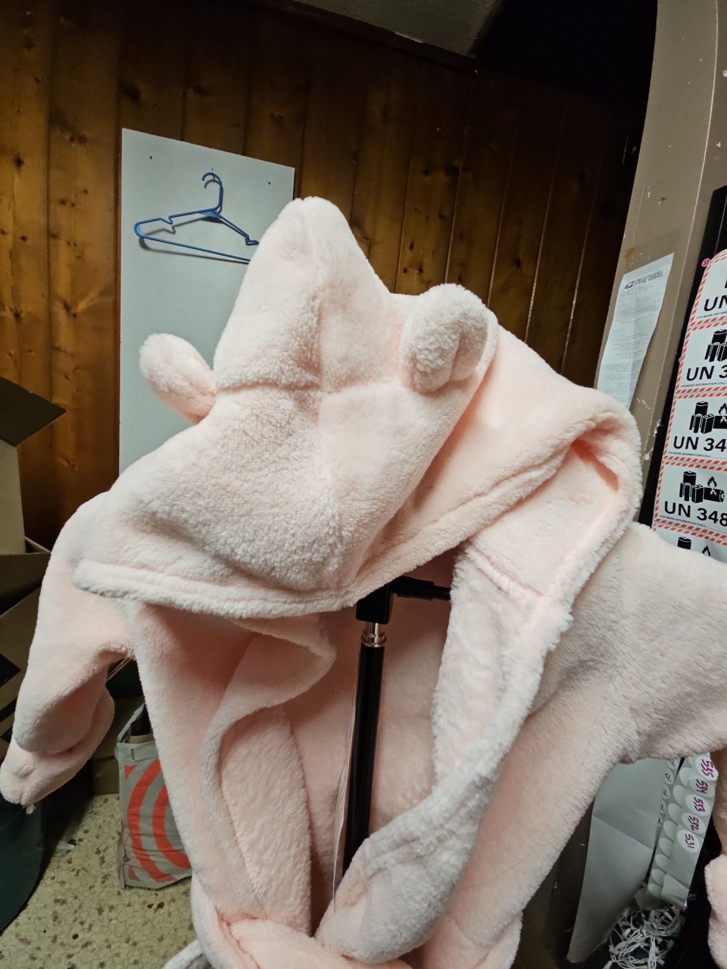 (531) Baby Gap Hooded Robe Size 3 Years Pink 8