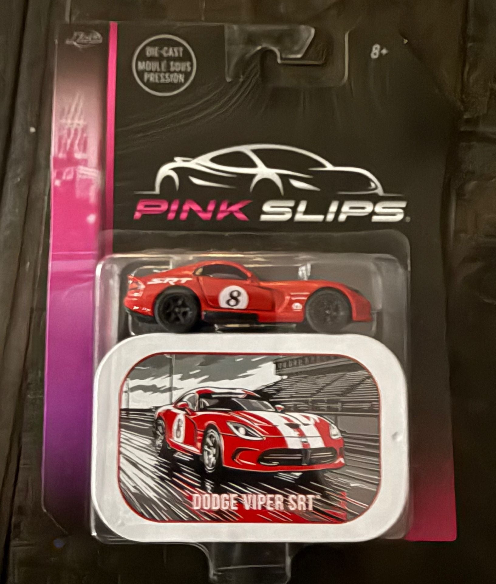 Jada Toys Pink Slips Dodge Viper SRT Size 1:64 Die-Cast Car 1