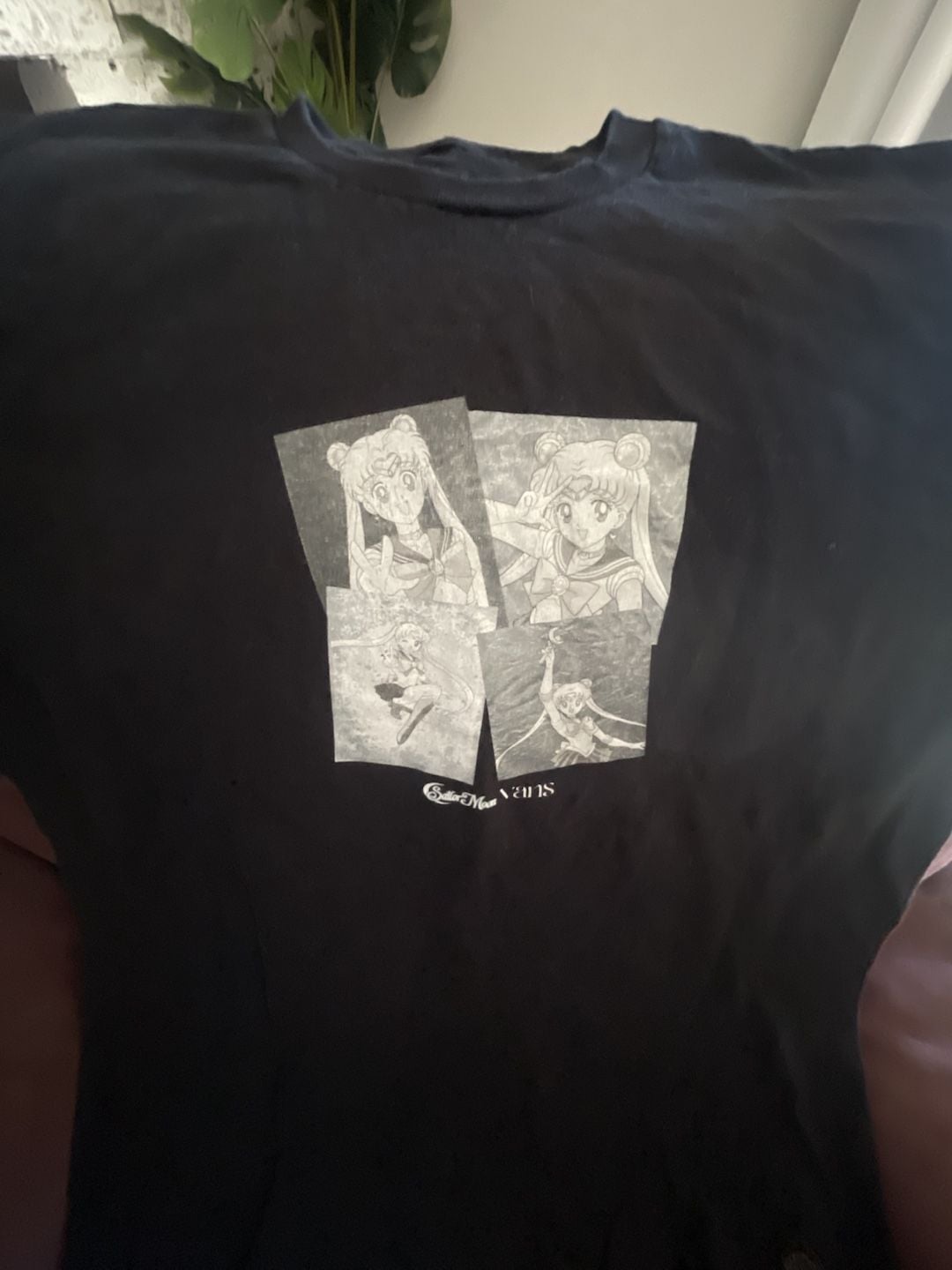 Vans Sailor Moon Classic Fit Black T-Shirt Medium 3
