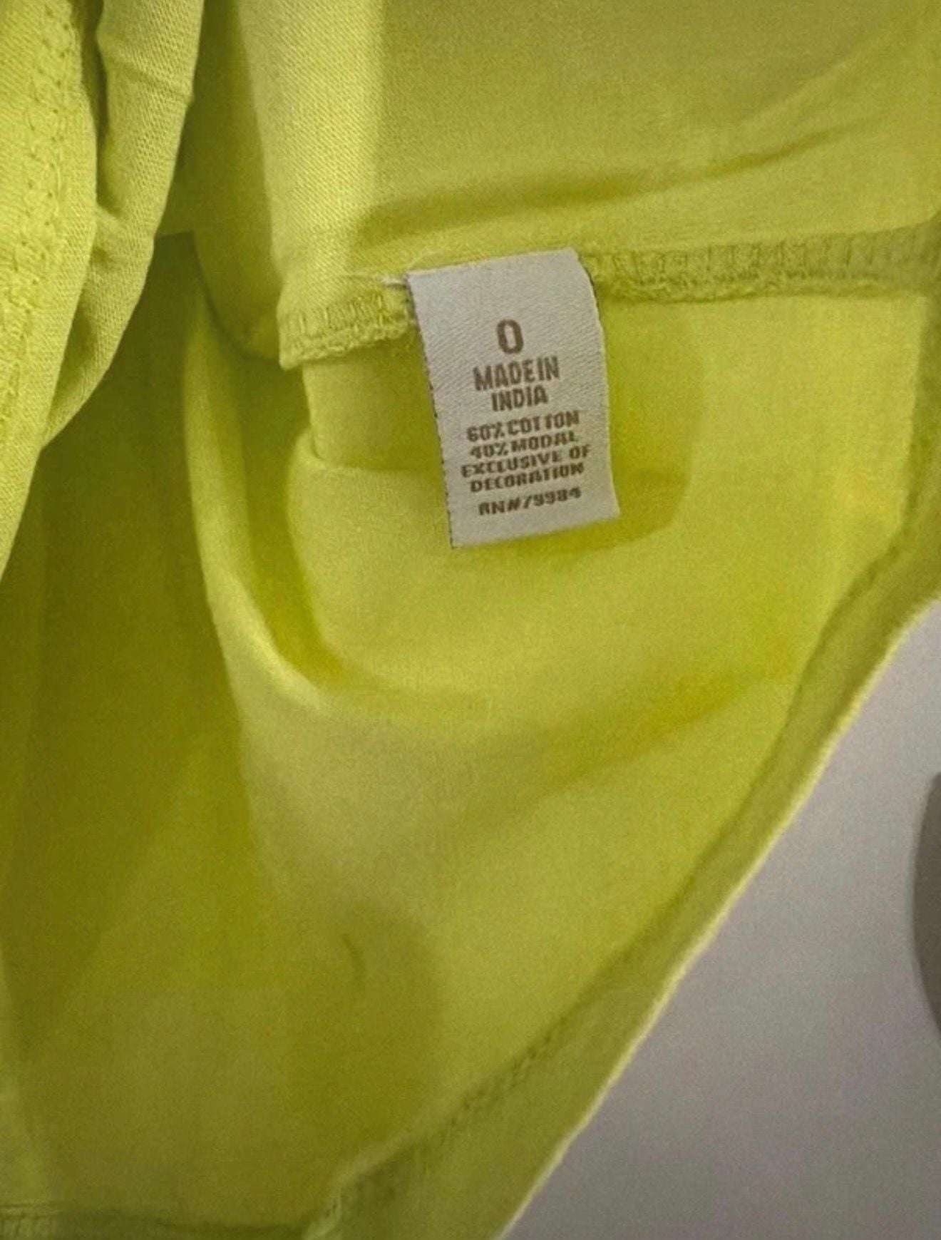by Chico's Yellow Embroidered Tank Top Size 0 6