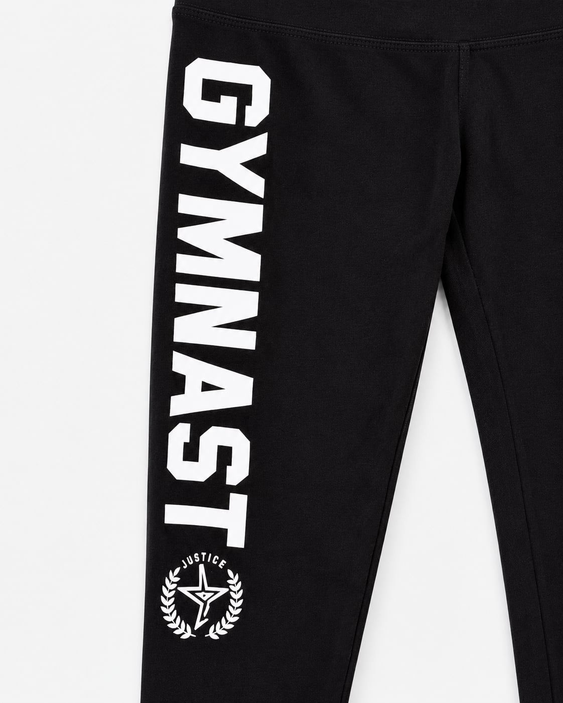 Justice Girls Size 10 Black “Gymnast” Leggings 3