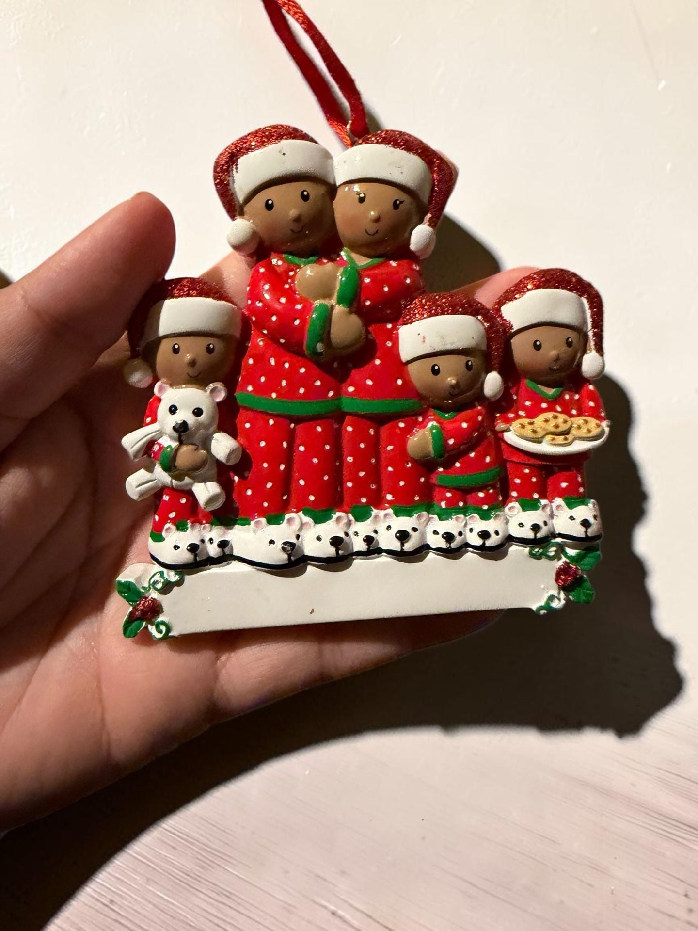 Polar X Christmas 2020 Personalize It! Pajama Family Ornament 1