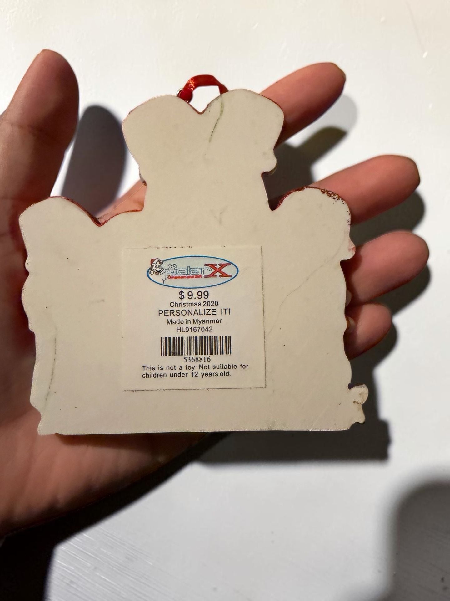 Polar X Christmas 2020 Personalize It! Pajama Family Ornament 2