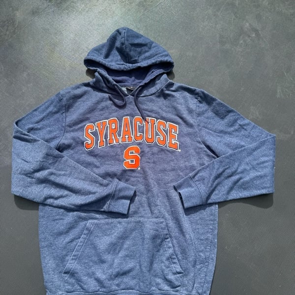 Colosseum Syracuse Orange Hoodie Size M Navy Blue Pullover Sweatshirt