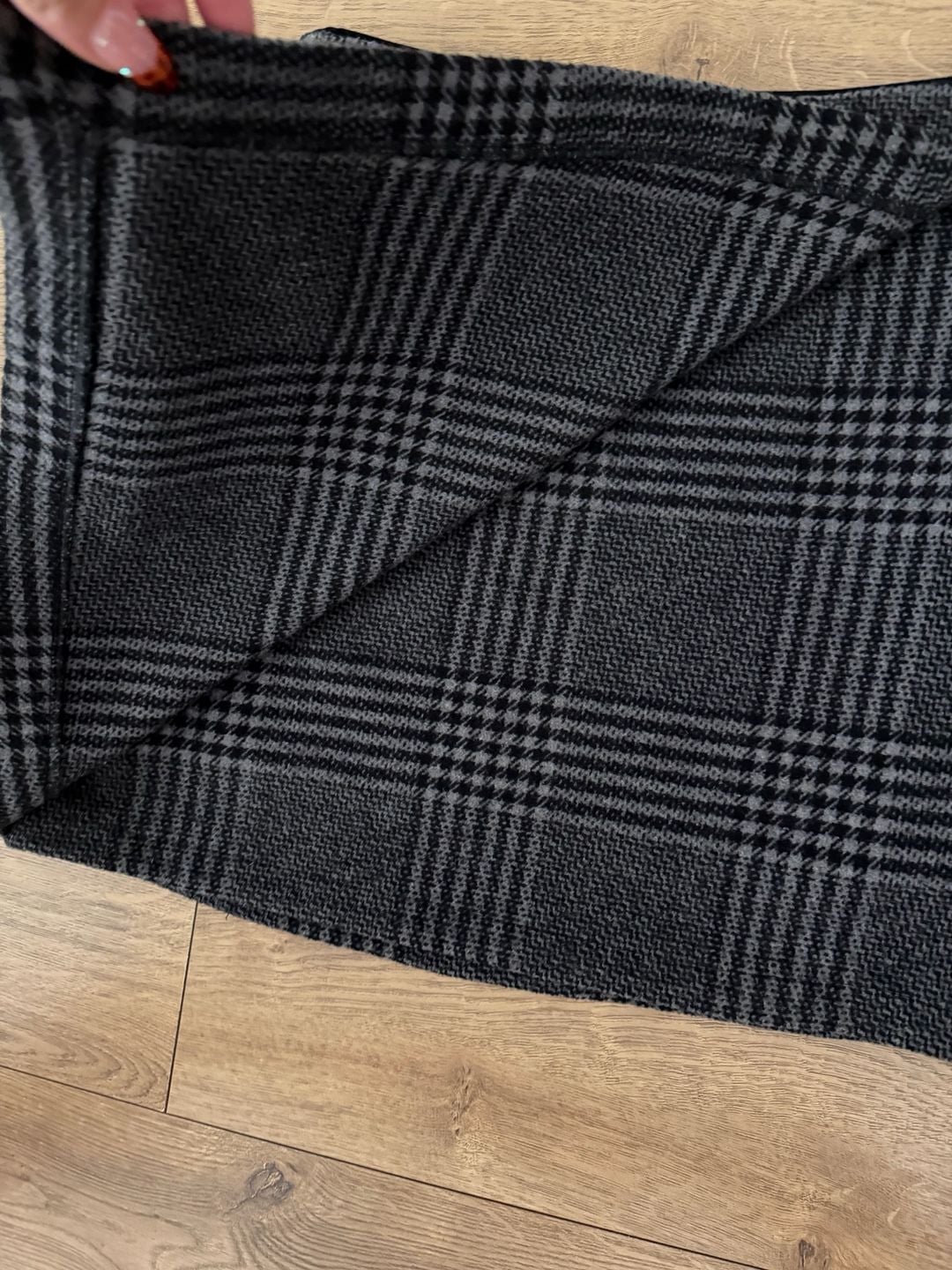abercrombie & fitch wrap front plaid mini skirt. new... 4