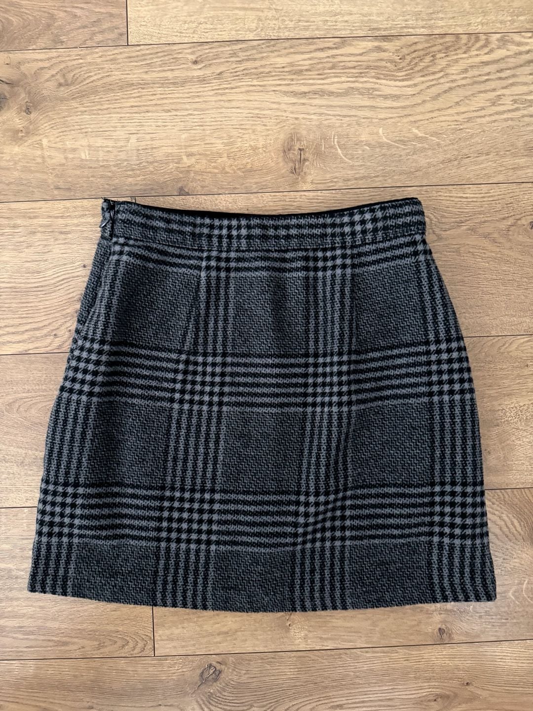 abercrombie & fitch wrap front plaid mini skirt. new... 6