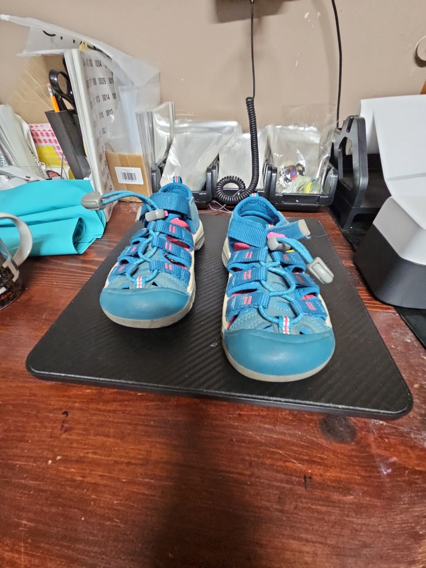 Keen Kids Sandals Size 10 Blue Pink 2