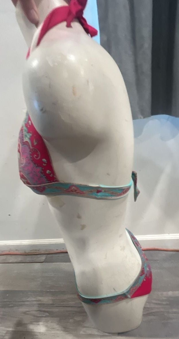 Victoria's Secret Paisley Halter Bikini Set 2