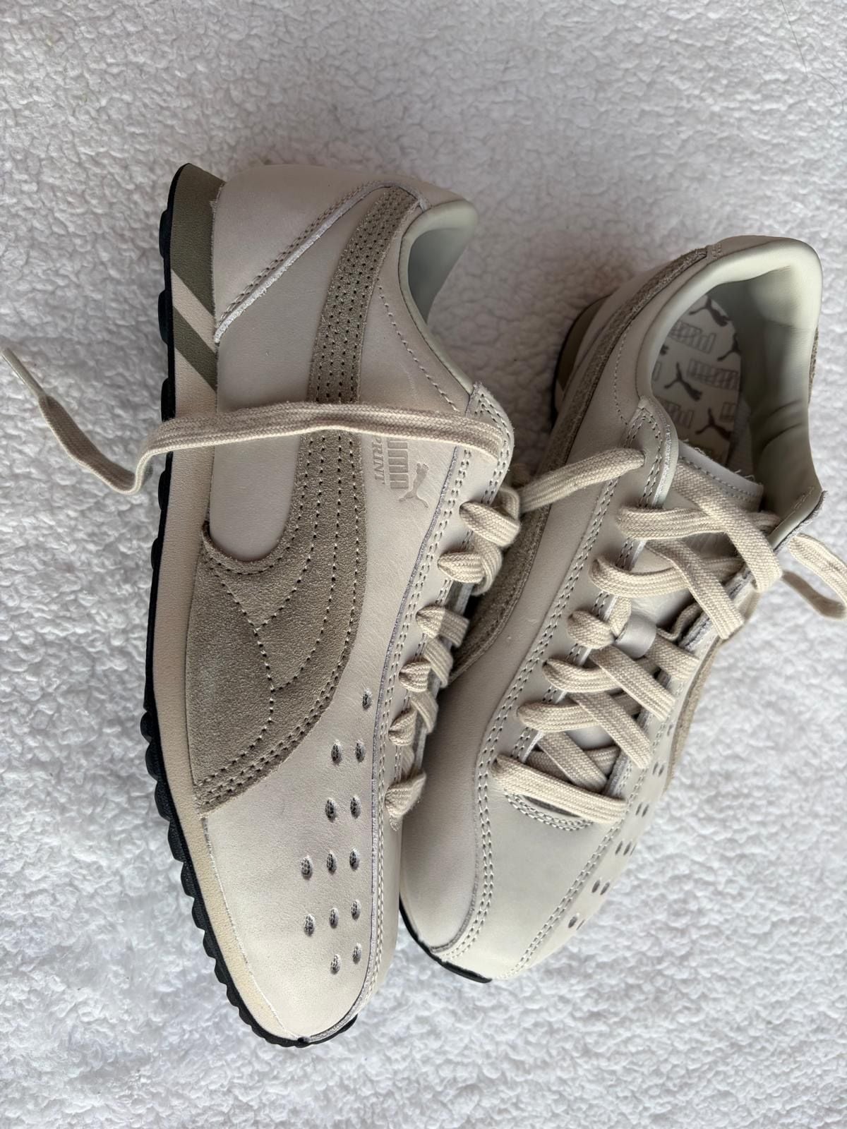 Puma Sprint Premium Sneakers Size 5.5 Beige Desert Dust 3