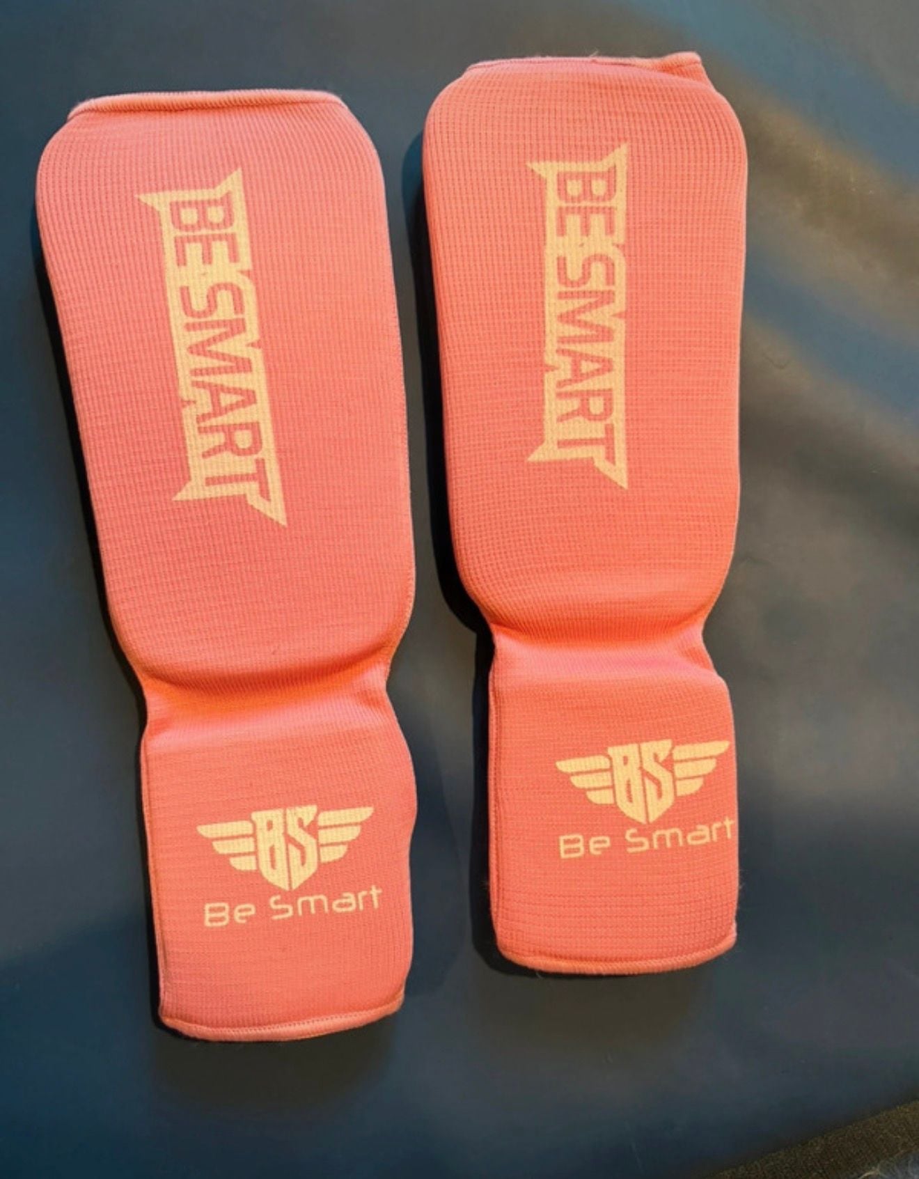 Be Smart Shin Instep Pads Size 2XS Pink MMA Muay Thai Kick Boxing 2