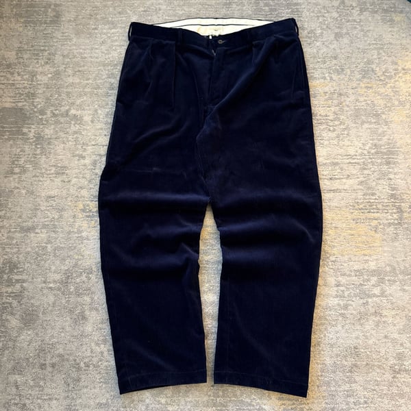 Vintage Polo Golf Ralph Lauren Fairway Pant Corduroy Pants 38x30 Navy Blue