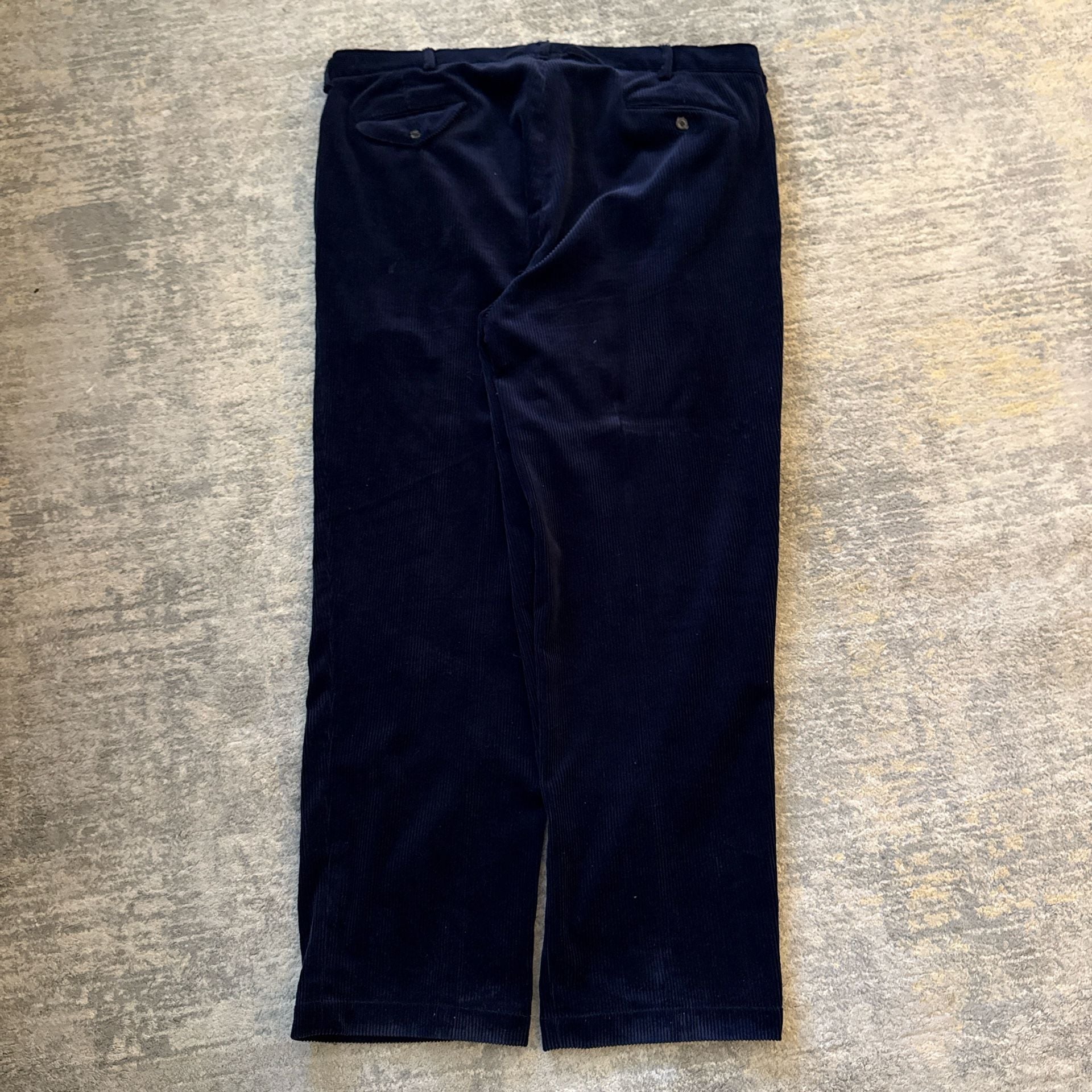 Vintage Polo Golf Ralph Lauren Fairway Pant Corduroy Pants 38x30 Navy Blue 3