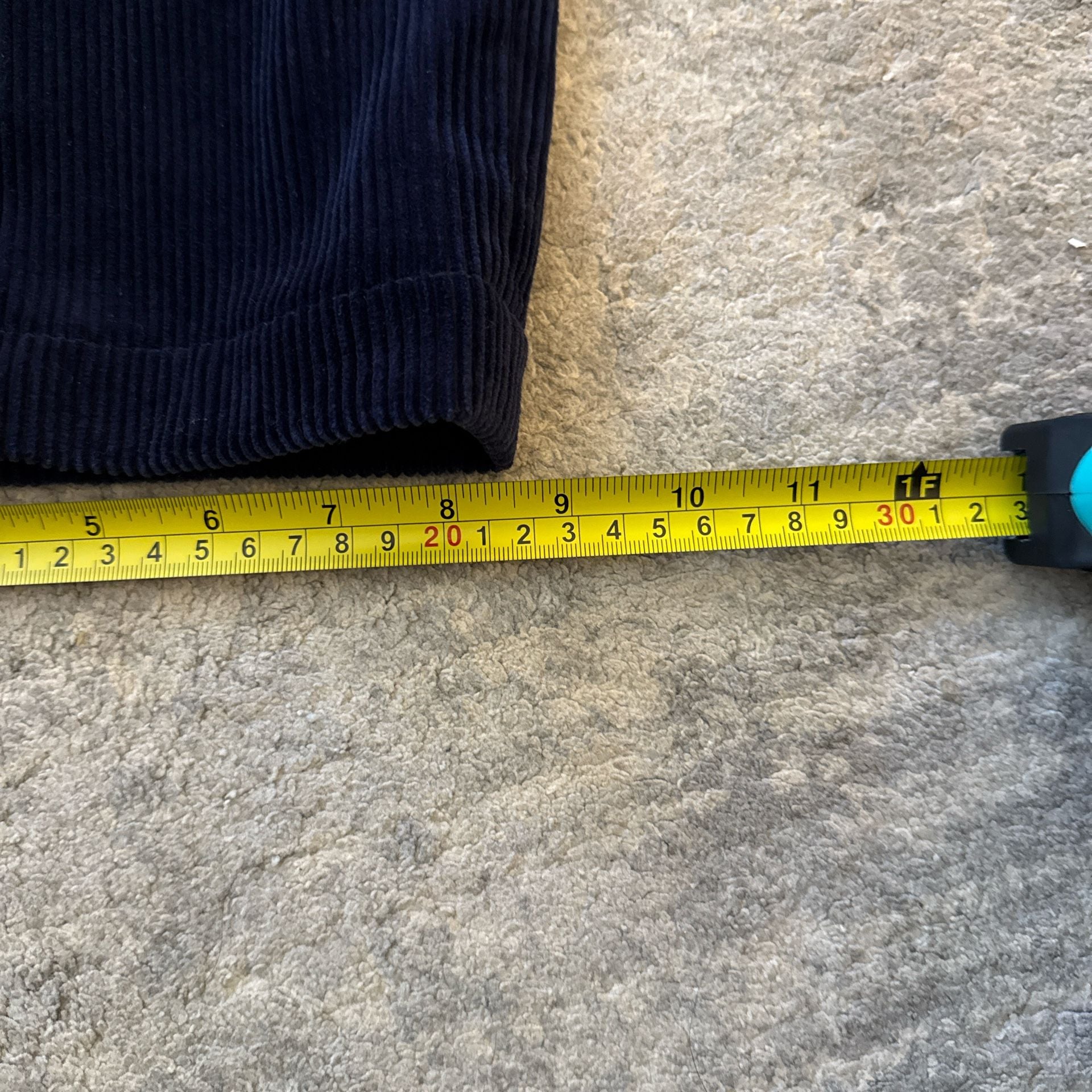 Vintage Polo Golf Ralph Lauren Fairway Pant Corduroy Pants 38x30 Navy Blue 9