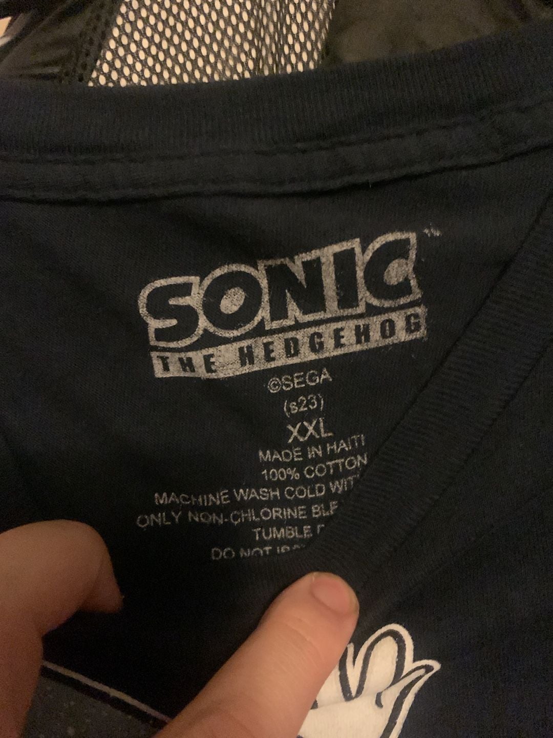 Sonic The Hedgehog T-Shirt Size XXL Dark Blue Graphic Tee 3