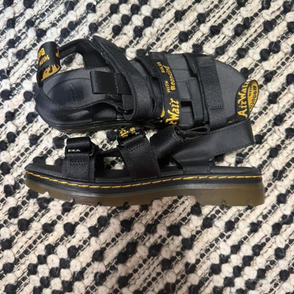 Dr Martens Kids Callan J Black Leather