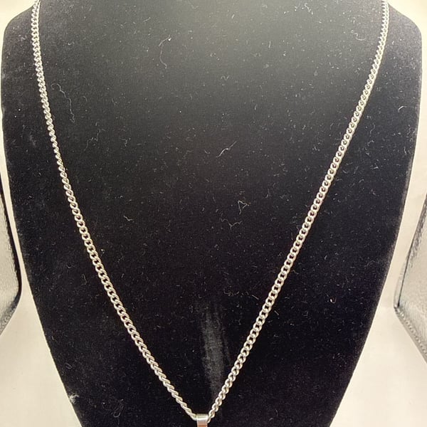 The Sun Tarot Card Pendant Necklace Silver Chain