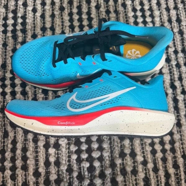 Nike Quest 6 Baltic Blue Bright Crimson FD6033-400 US 10