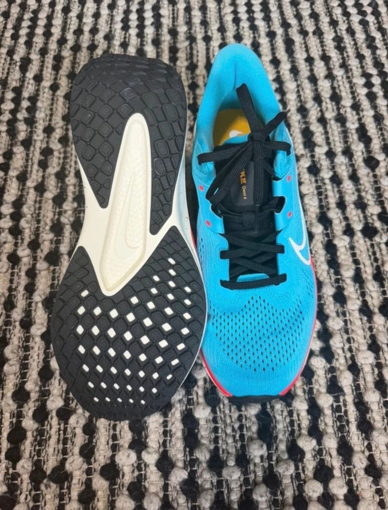 Nike Quest 6 Baltic Blue Bright Crimson FD6033-400 US 10 3