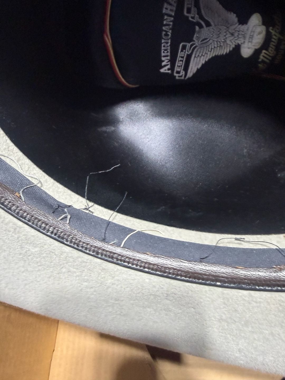 American Hat Co. Frontier Line Cowboy Hat Silver Belly Felt 16