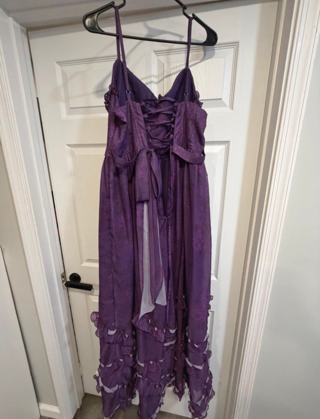 vintys Elegant V Neck Chiffon Bridesmaid Dresses with ... 3