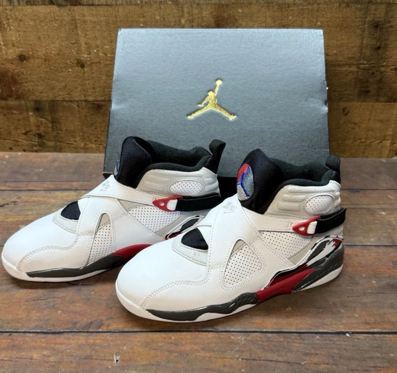 Jordan 8 Retro Ps Size 2.5Y White Black True Red Bugs Bunny 9