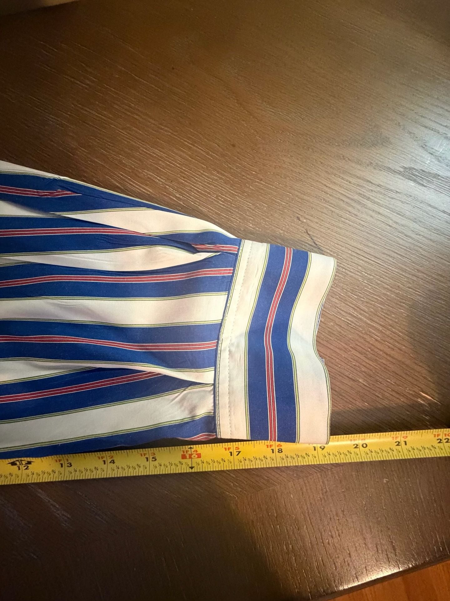 Vintage Paul Smith Men’s Roomy L Striped Button-Up Shirt Made in England 16.5 7