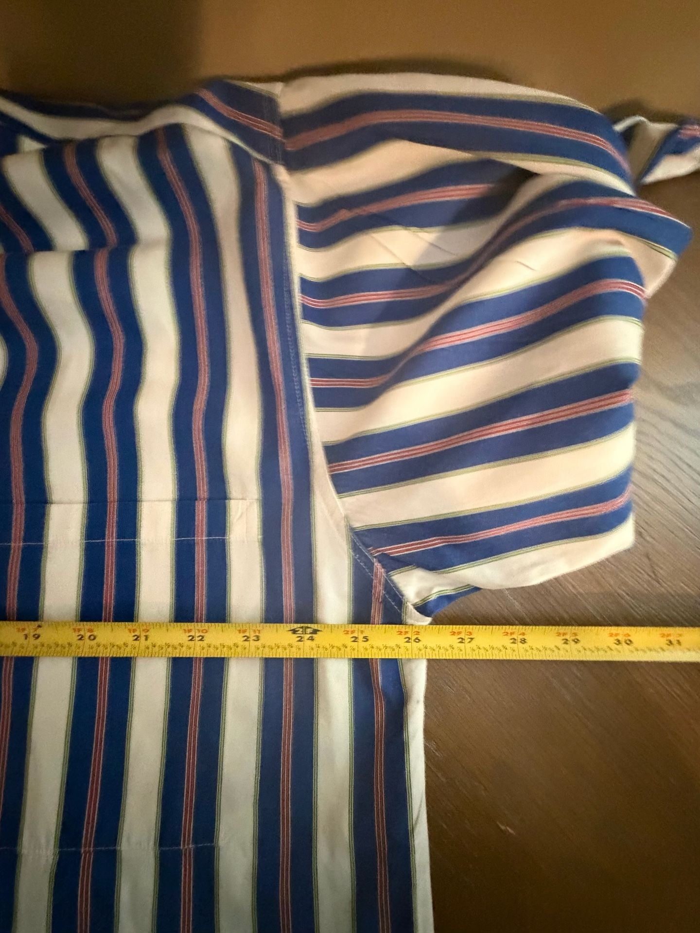 Vintage Paul Smith Men’s Roomy L Striped Button-Up Shirt Made in England 16.5 8