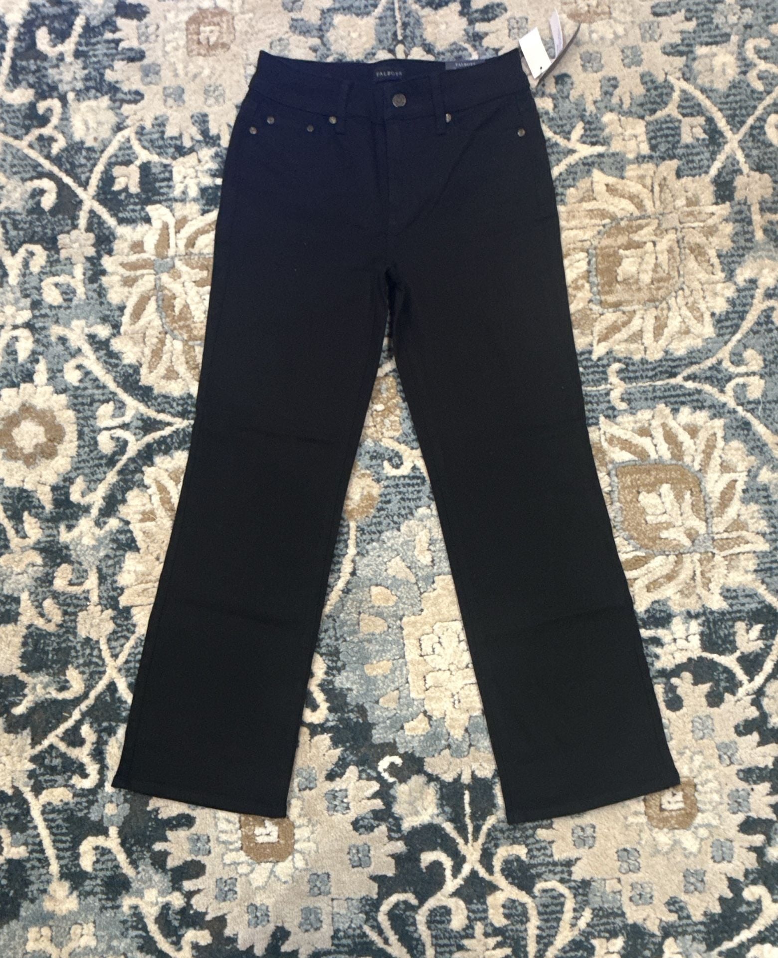 Talbots Slimming Petite Black Capri Jeans Size 4P 2