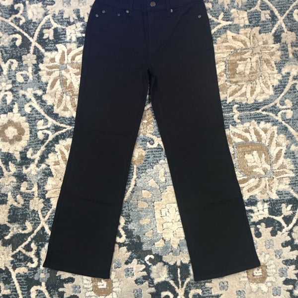 Talbots Slimming Petite Black Capri Jeans Size 4P