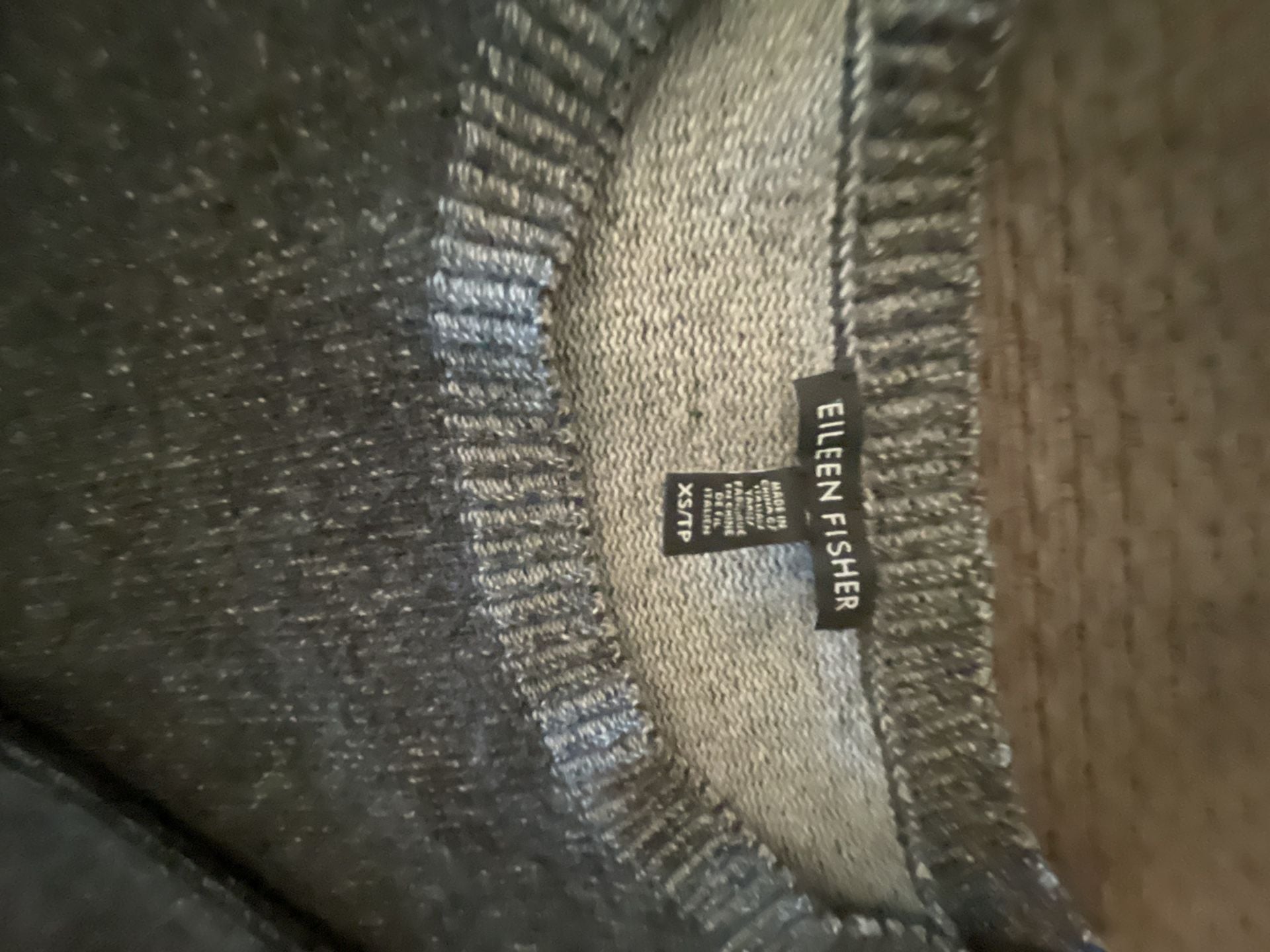 Eileen Fisher Grey Crewneck Sweater Size XS 6