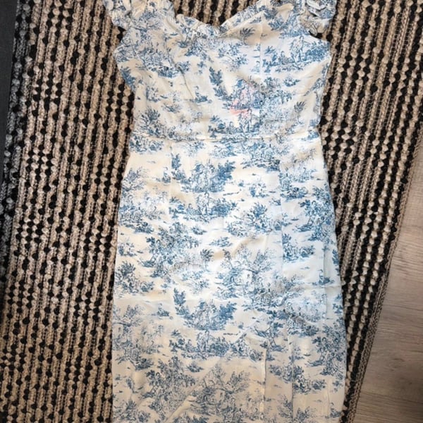 Cider Dress Navy Paisley Dress Cider bandana...
