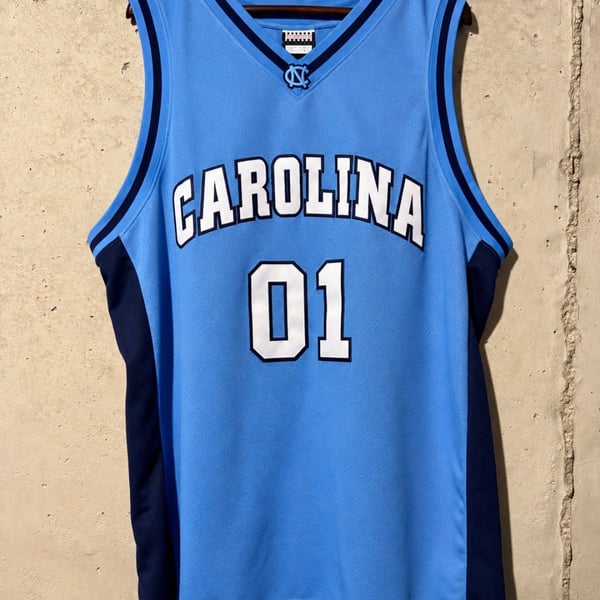 Foot Locker North Carolina Tar Heels Basketball Jersey #01 Blue