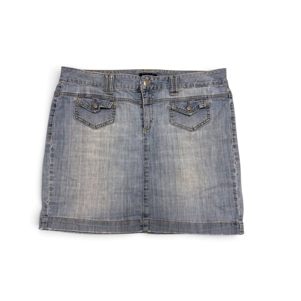 Tommy Hilfiger Denim Mini Skirt Size 12 Blue Jean Skort