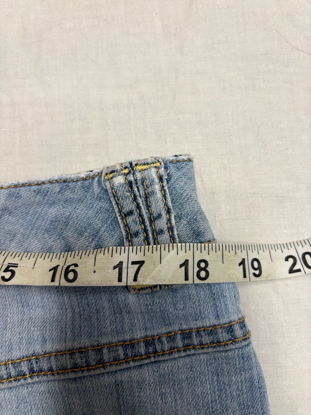 Tommy Hilfiger Denim Mini Skirt Size 12 Blue Jean Skort 5