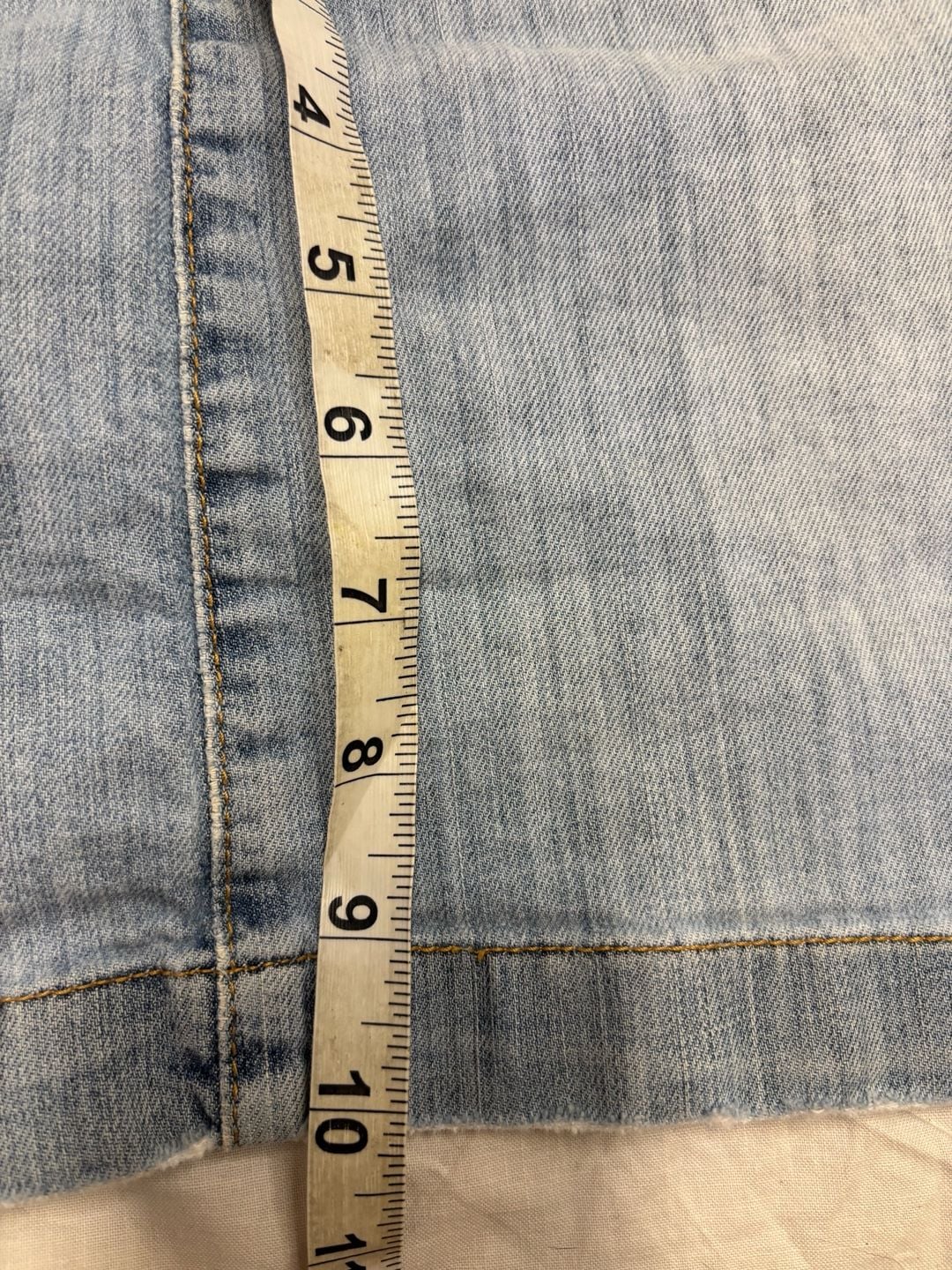 Tommy Hilfiger Denim Mini Skirt Size 12 Blue Jean Skort 6
