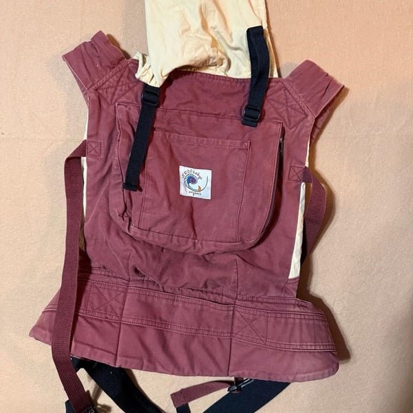 Ergobaby Original Organic Baby Carrier Burgundy Cotton