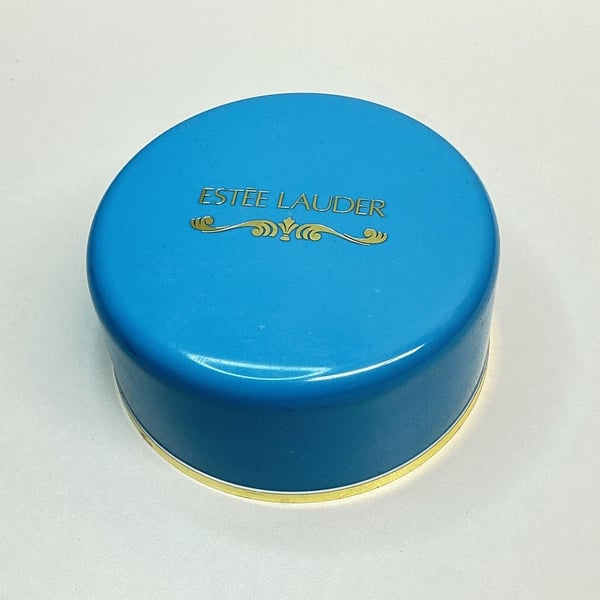 Estee Lauder Youth Dew Body Powder Puff Aqua Box