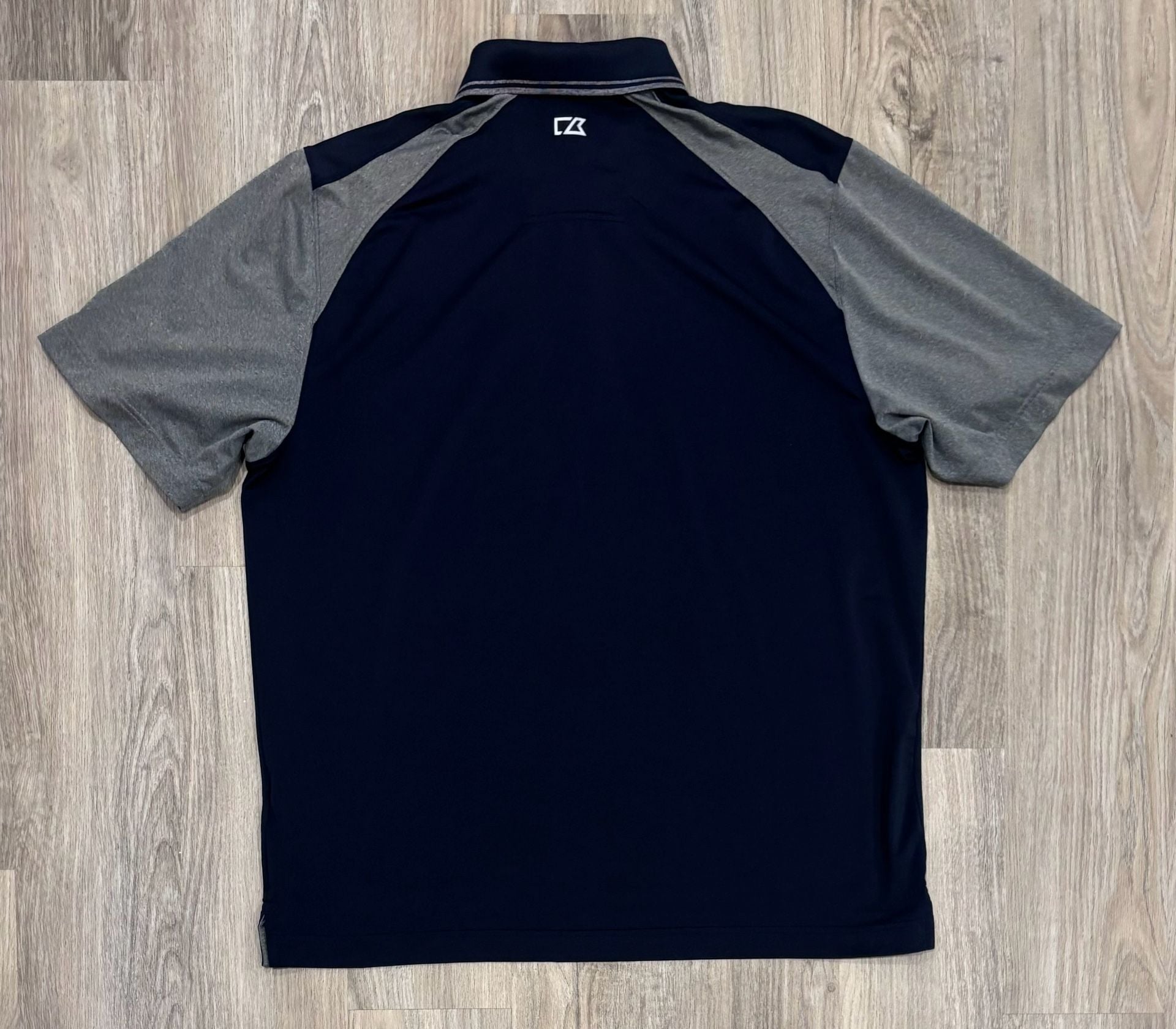 Cutter & Buck Ole Miss Rebels Polo Shirt XL Navy Gray 3