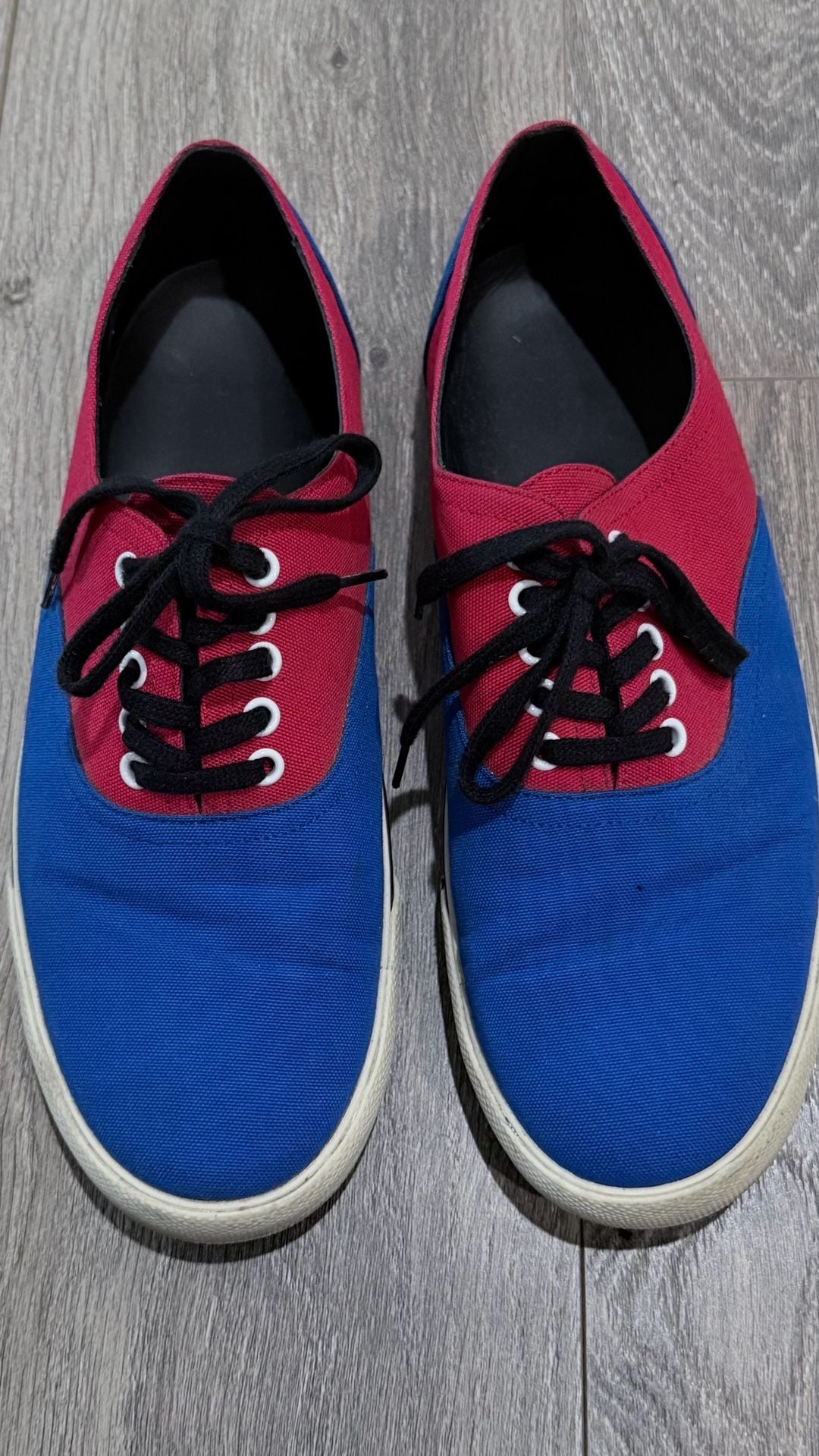 Celine Blue Red Cloth Trainers Size 43 EU 2