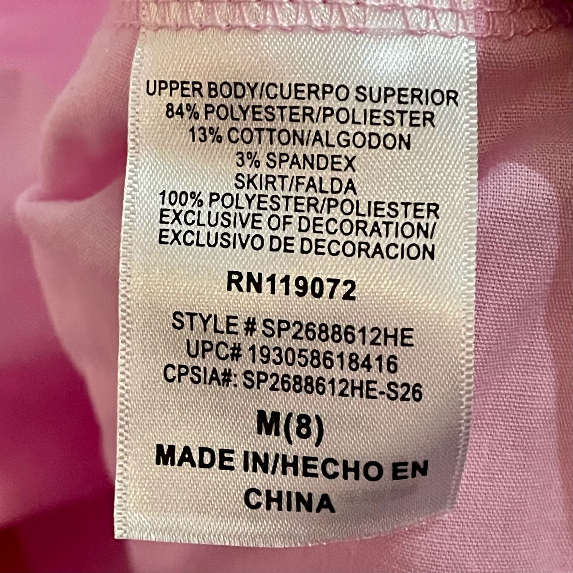 Hello Kitty And Friends Skater Dress Size M (8) Pink Tulle Skirt Short Sleeve 4