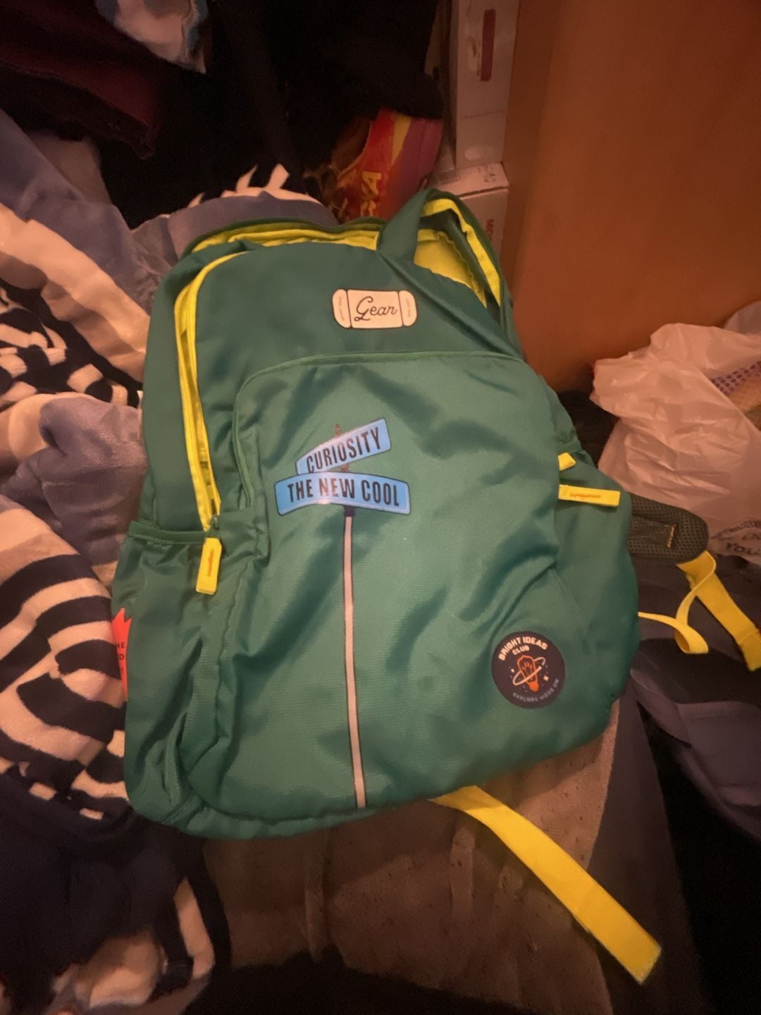 Gear Backpack Green Yellow Curiosity The New Cool 2