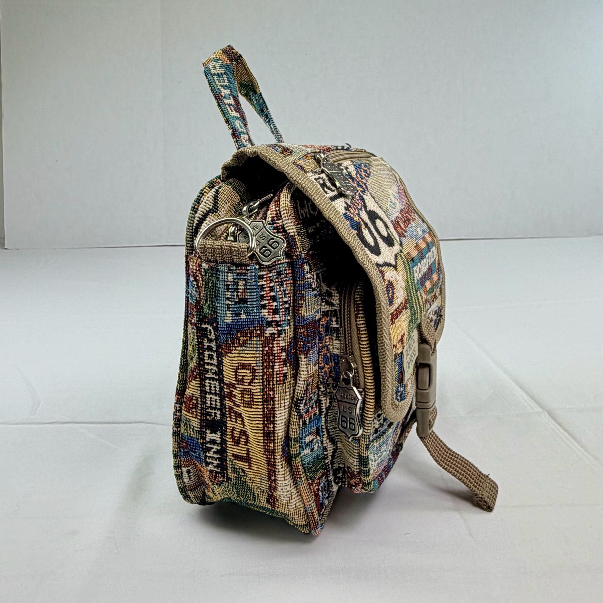 Pioneer Express Route 66 Tapestry Crossbody Bag 7