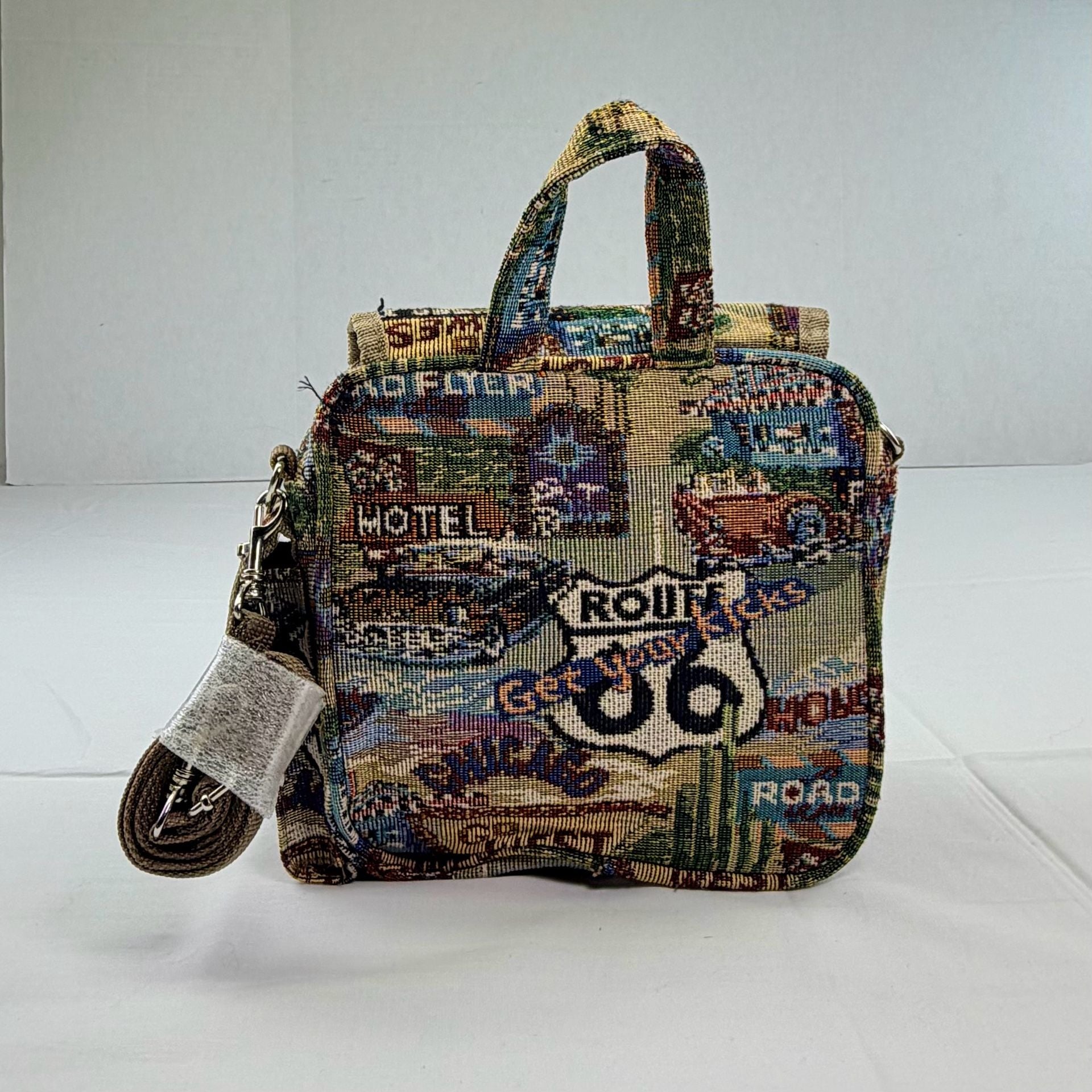 Pioneer Express Route 66 Tapestry Crossbody Bag 8