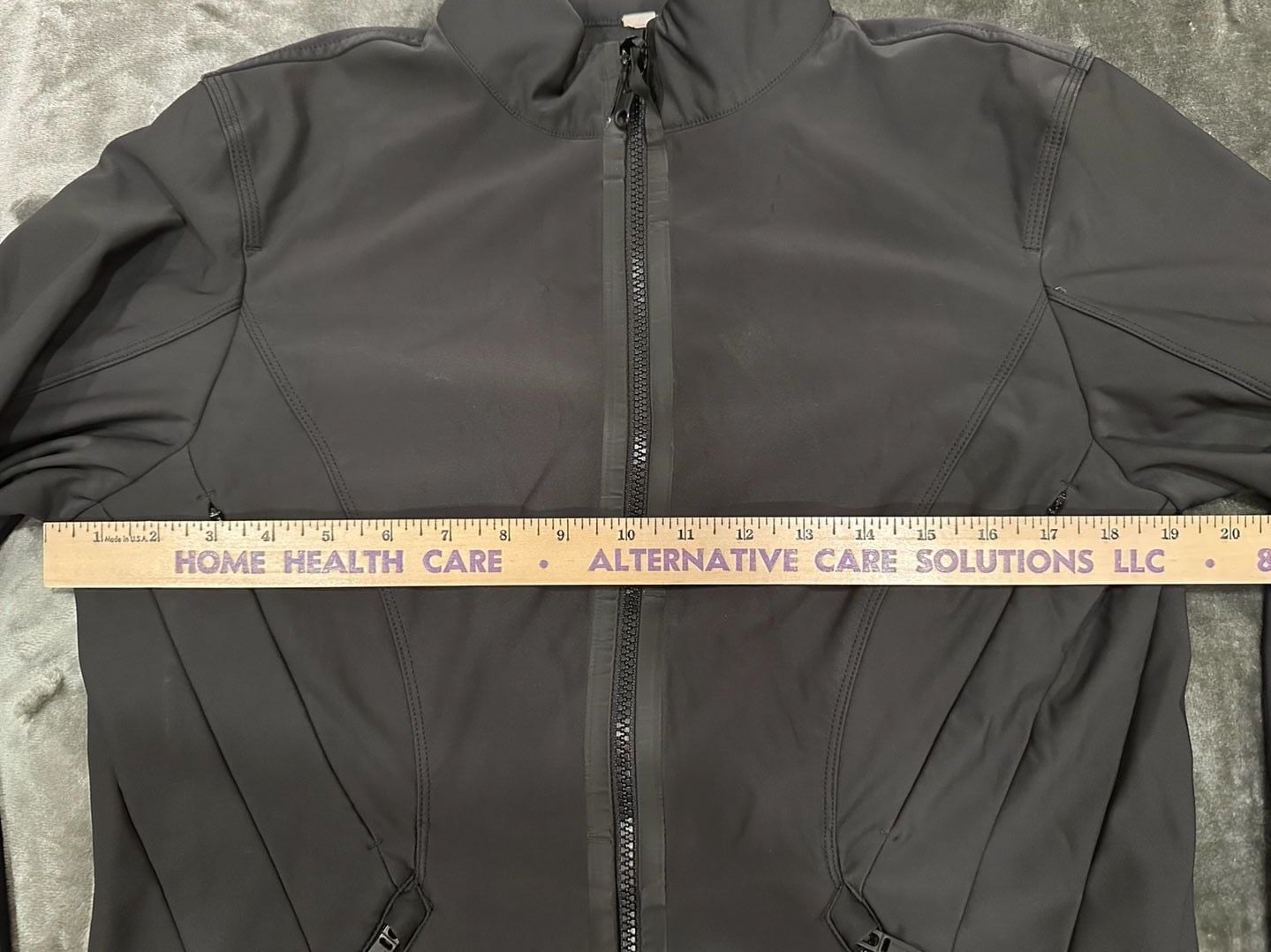 Lululemon Black Zip Up Jacket Size M 6