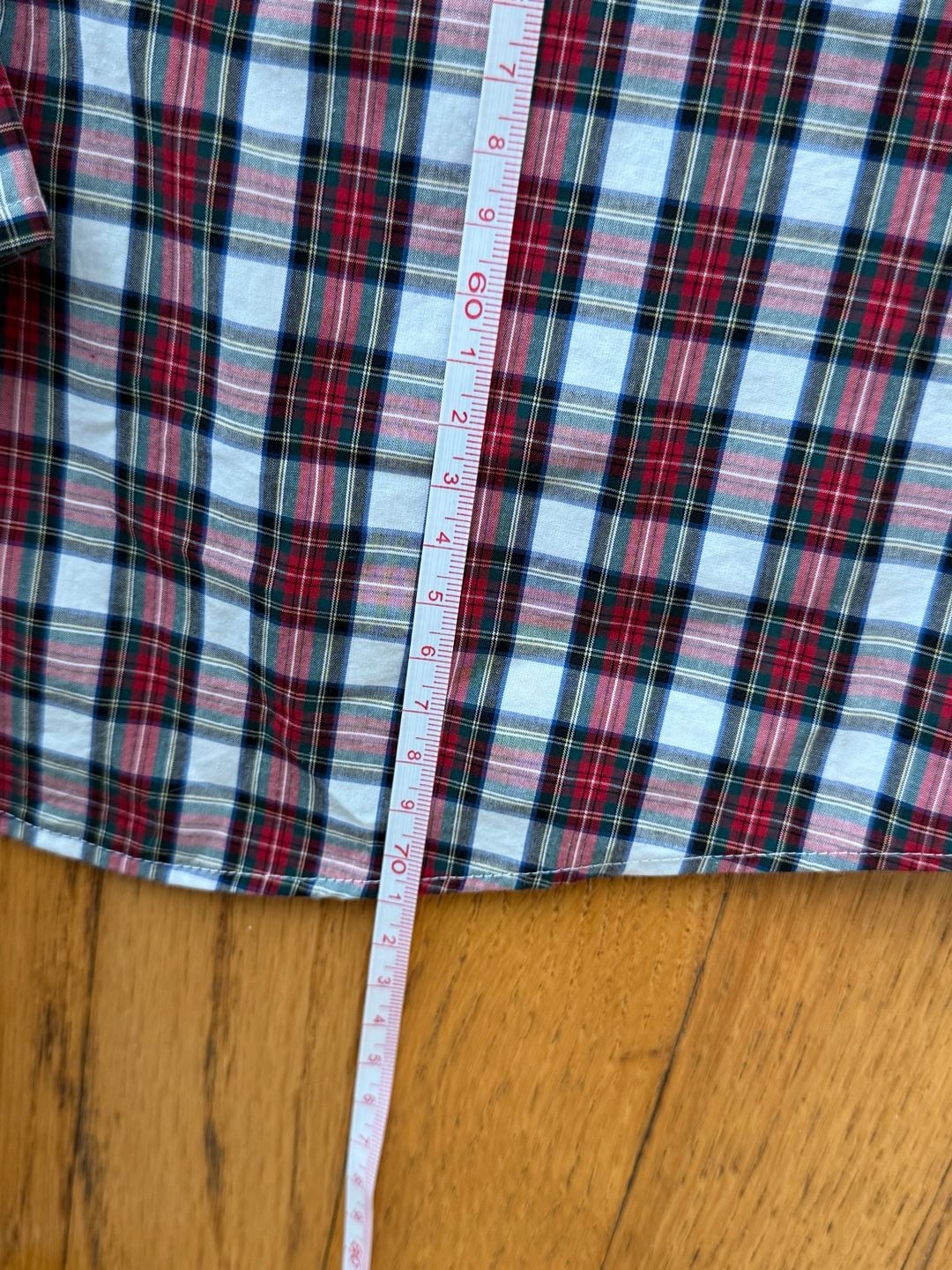 Brooks Brothers Plaid Button Down Shirt Size S Red White Black Long Sleeve 5